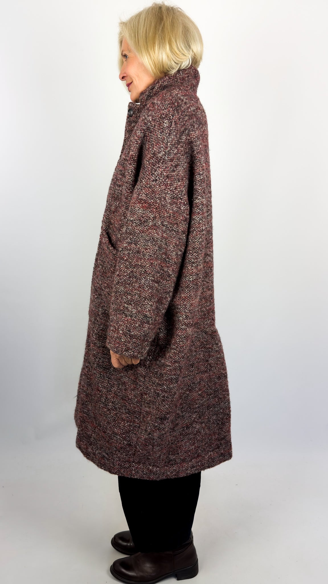 Mama B Hannah Coat Rosso