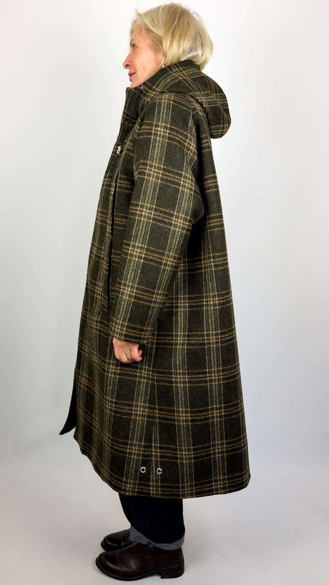 Pret pour partir Carla Coat Brown Check