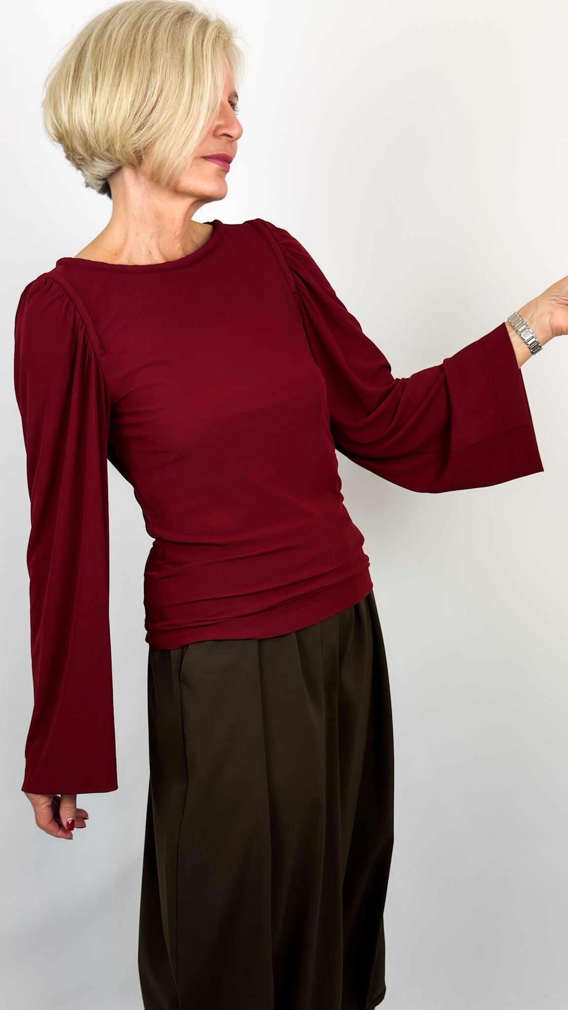 Annette Gortz Foly Shirt Maroon