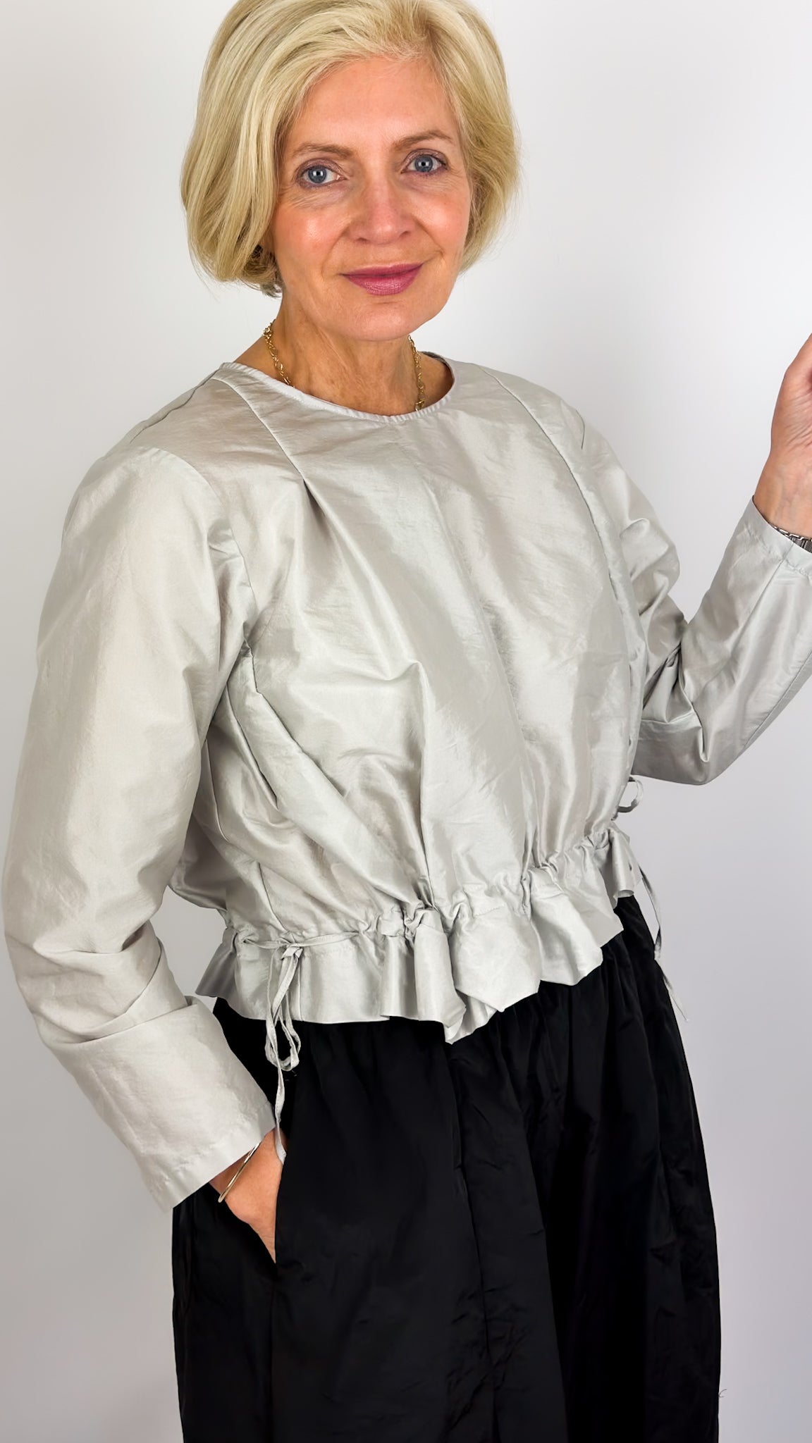 Manuelle Guibal 7114 Fizz Blouse Platin