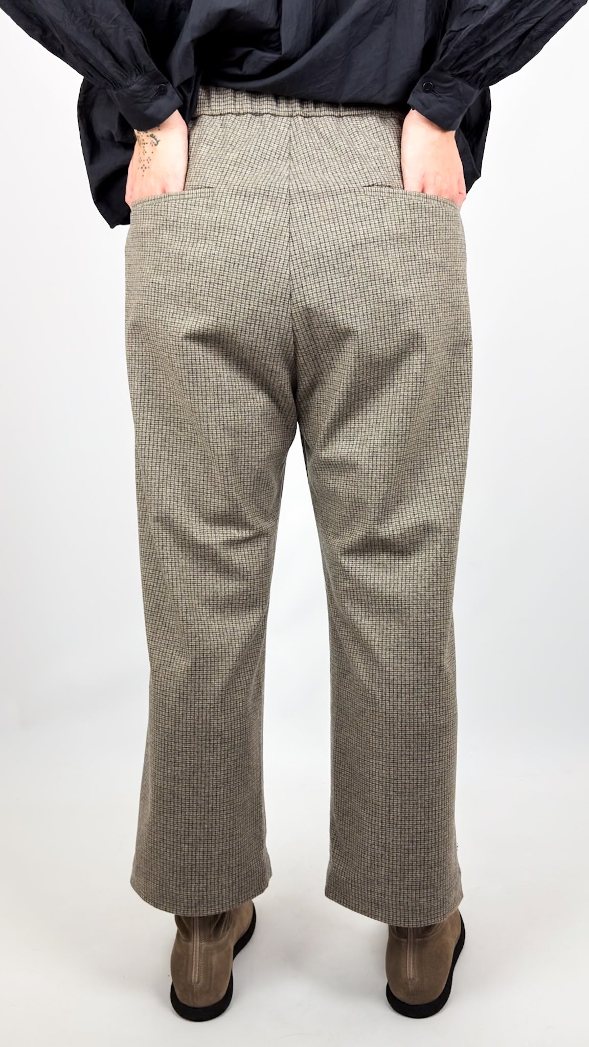 Toujours Easy Trousers Taupe/Brown