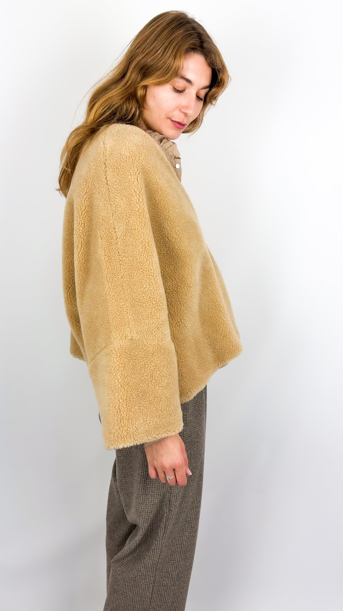 Toujours Shawl Jacket Camel