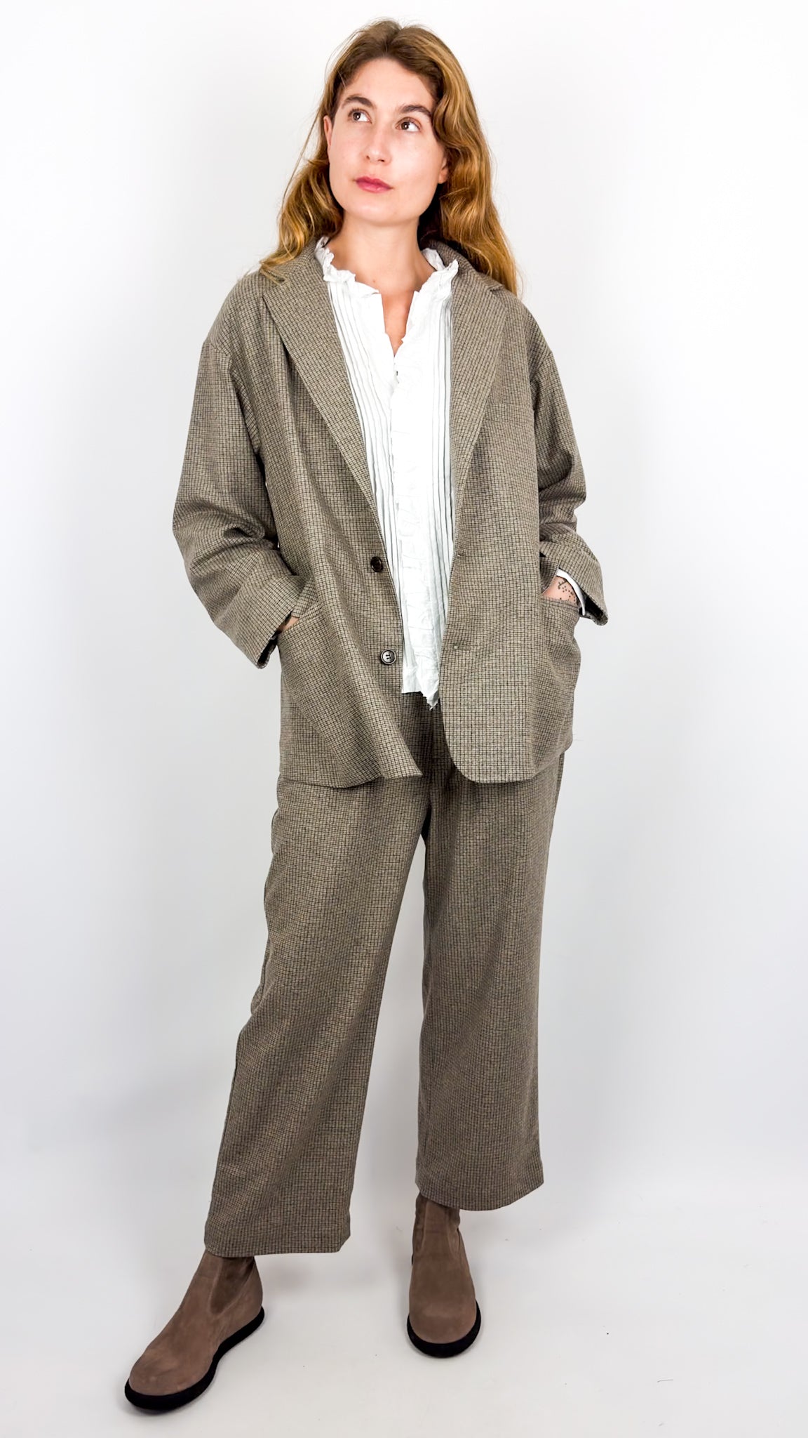 Toujours Sack Jacket Taupe/Brown