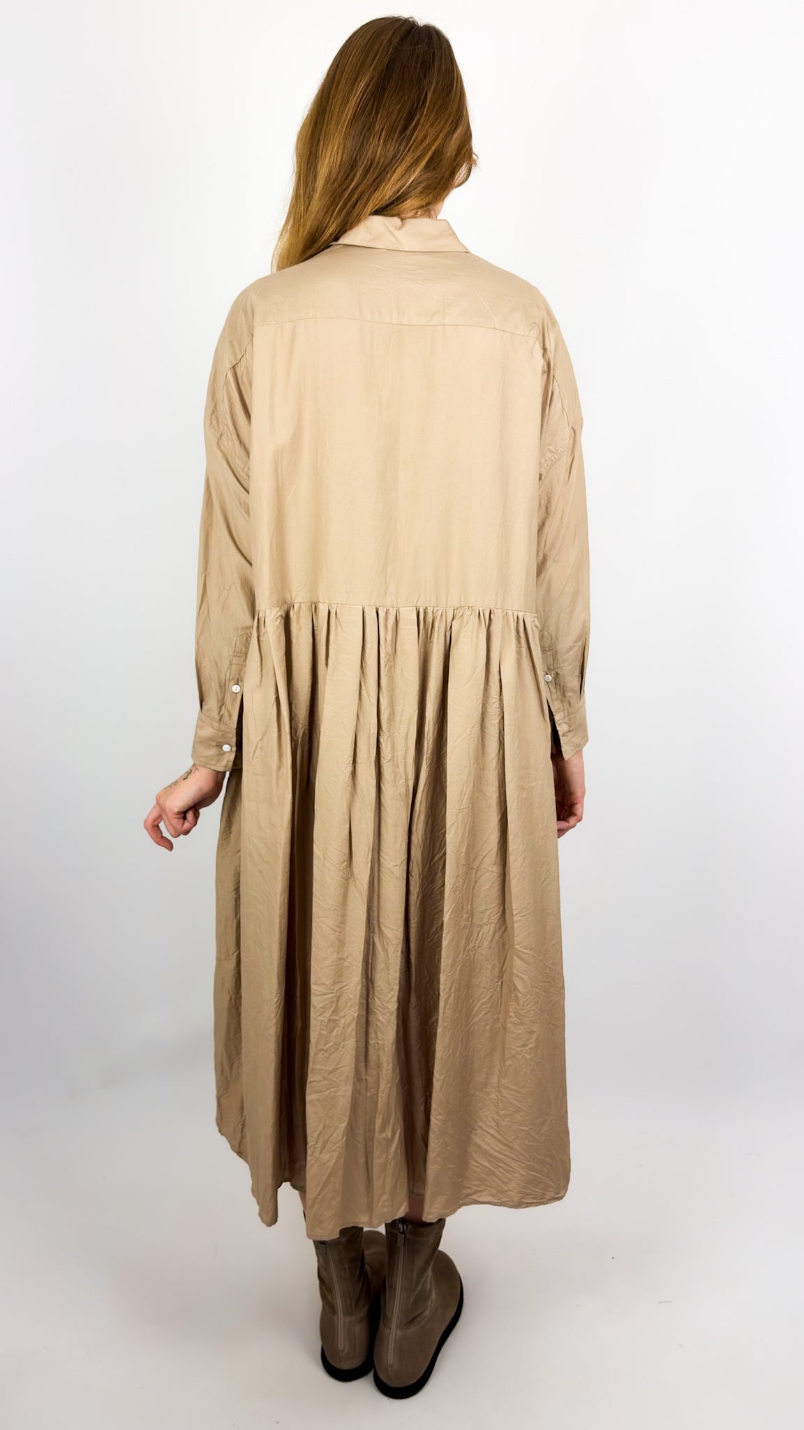 Toujours Shirt Dress Cappuccino