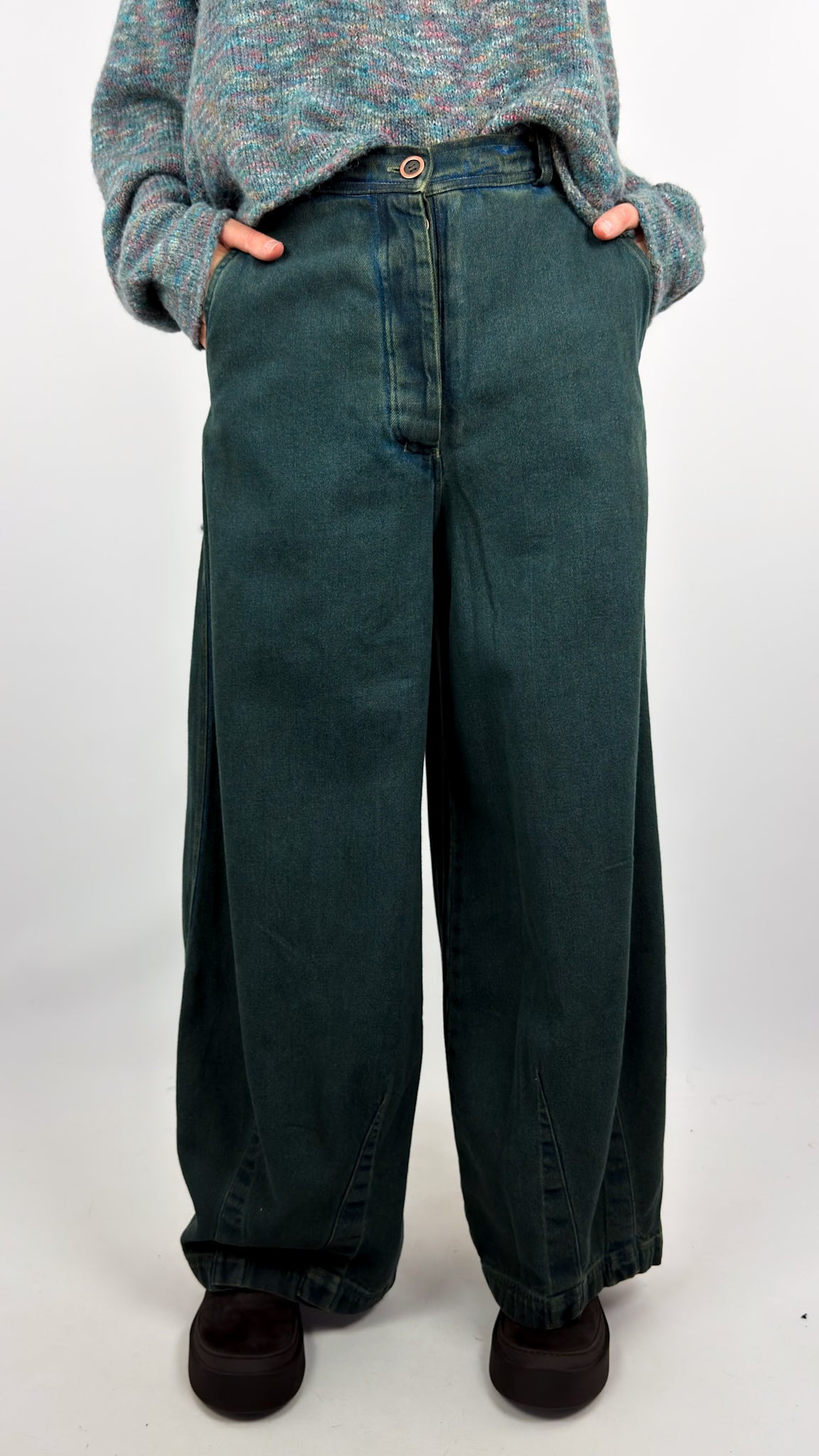 Rundholz Black Label 0102 Trousers Forest Cloud