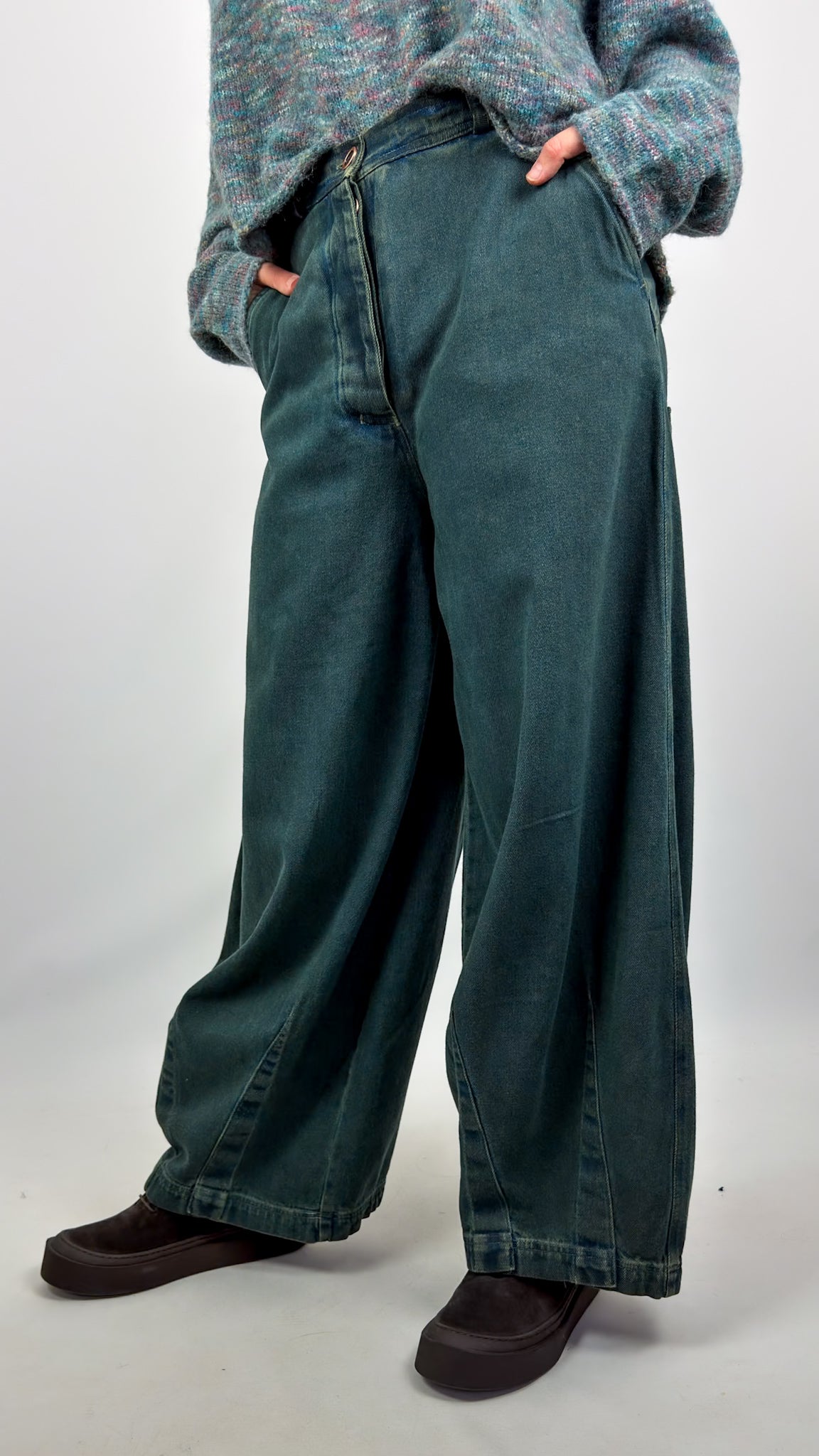 Rundholz Black Label 0102 Trousers Forest Cloud