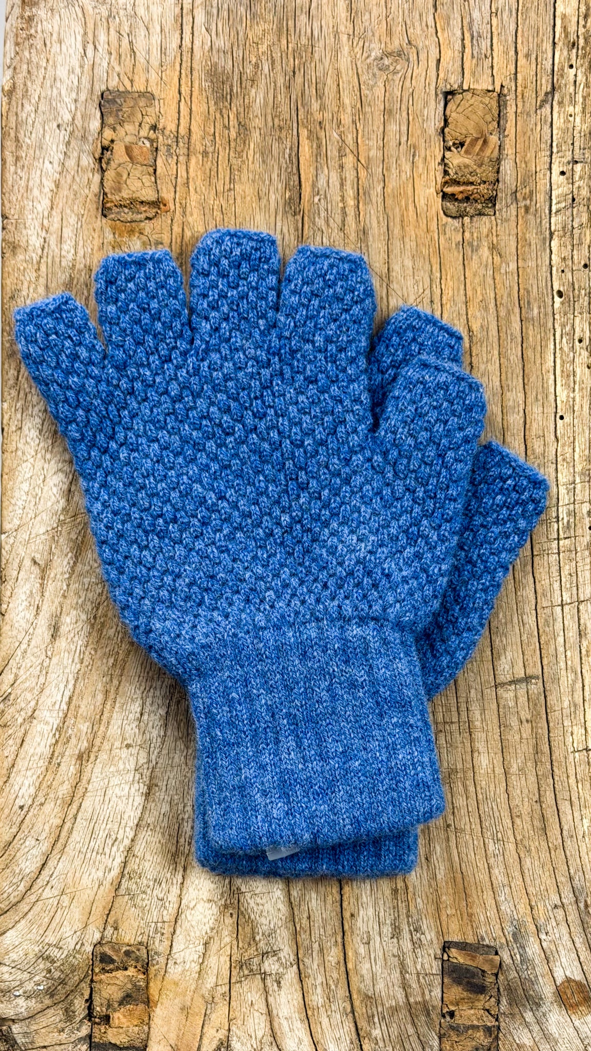 CJ Moss Stitch 1/2 Finger Gloves