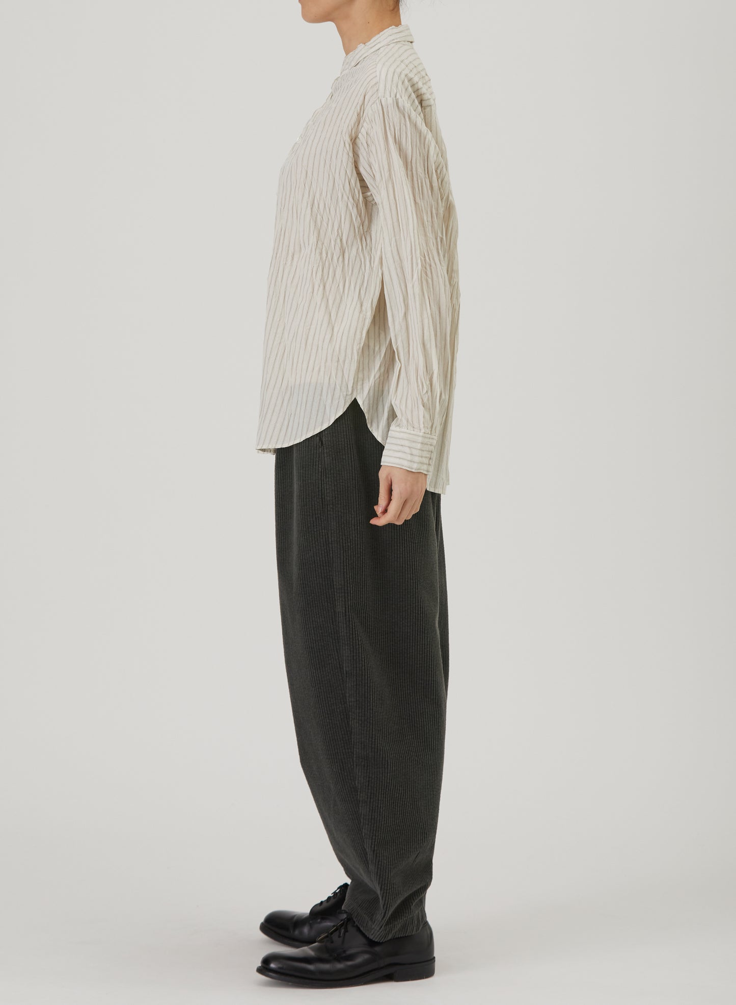 Pas De Calais 6855 Stripe Shirt Ivory