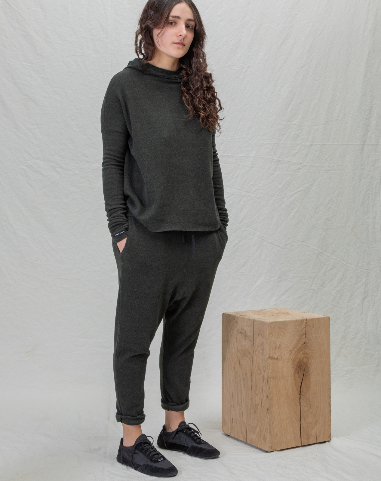 Album Di Famiglia JP Hoodie Jumper Forest