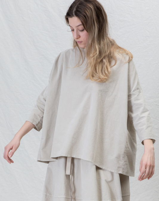 Album Boatneck V Blouse Wine