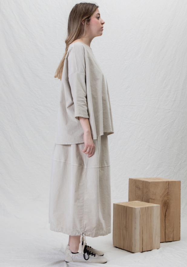Album Boatneck V Blouse Wine