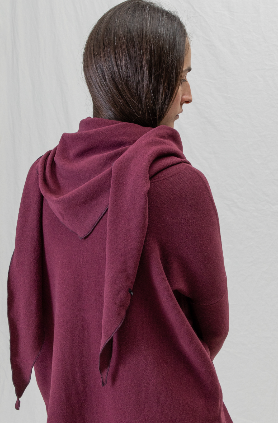 Album Di Famiglia JP Triangle Scarf Brown