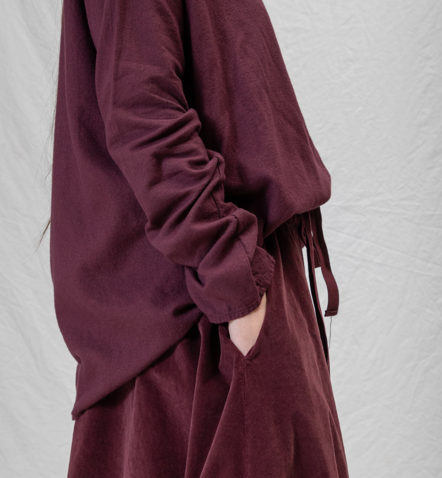 Album Di Famiglia V Balloon Skirt Wine PRE-ORDER