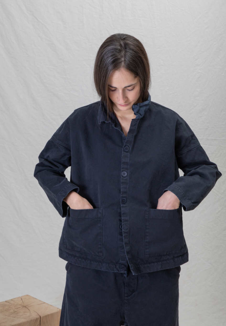 Album Di Famiglia WCC Overshirt Jacket Navy PRE-ORDER