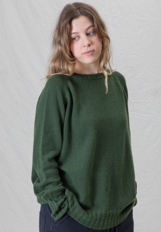 Album Di Famiglia WS Girocollo Raglan Jumper Oatmeal