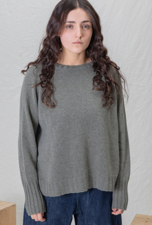 Album Di Famiglia WS Girocollo Raglan Jumper Taupe