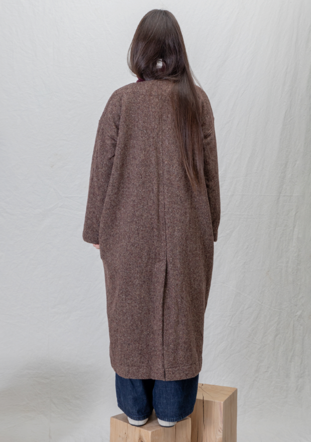Album Di Famiglia TW Long Coat Wine-Taupe PRE-ORDER