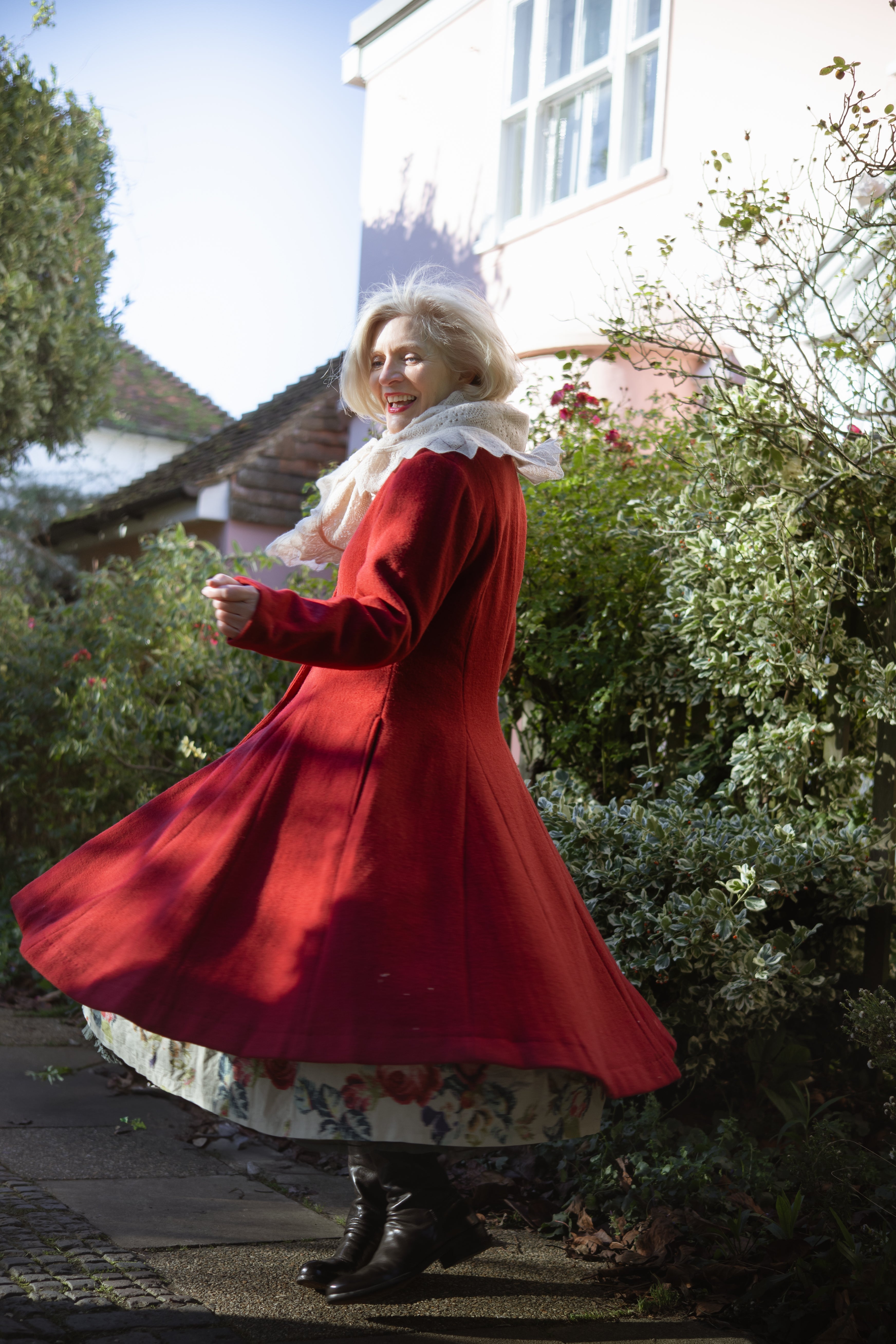 Ewa i Walla Majros Coat Red – Cordelia James