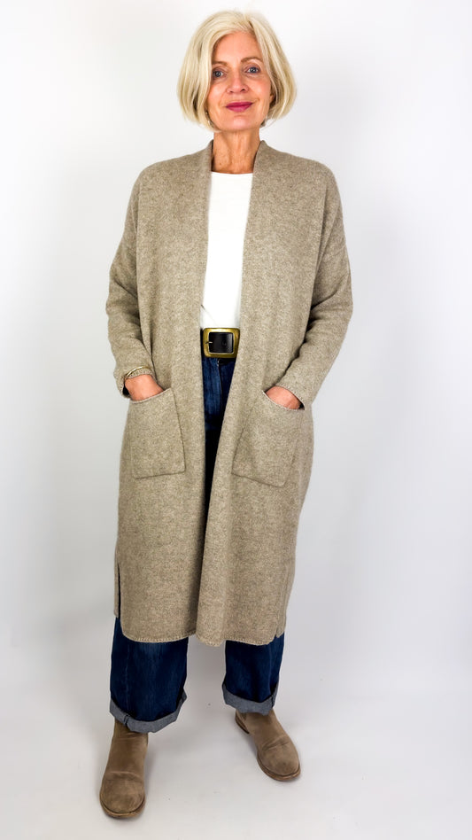 Cordelia James Neel Cardigan Stone