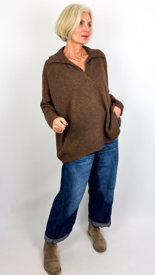 Cordelia James Froyo Jumper Chestnut
