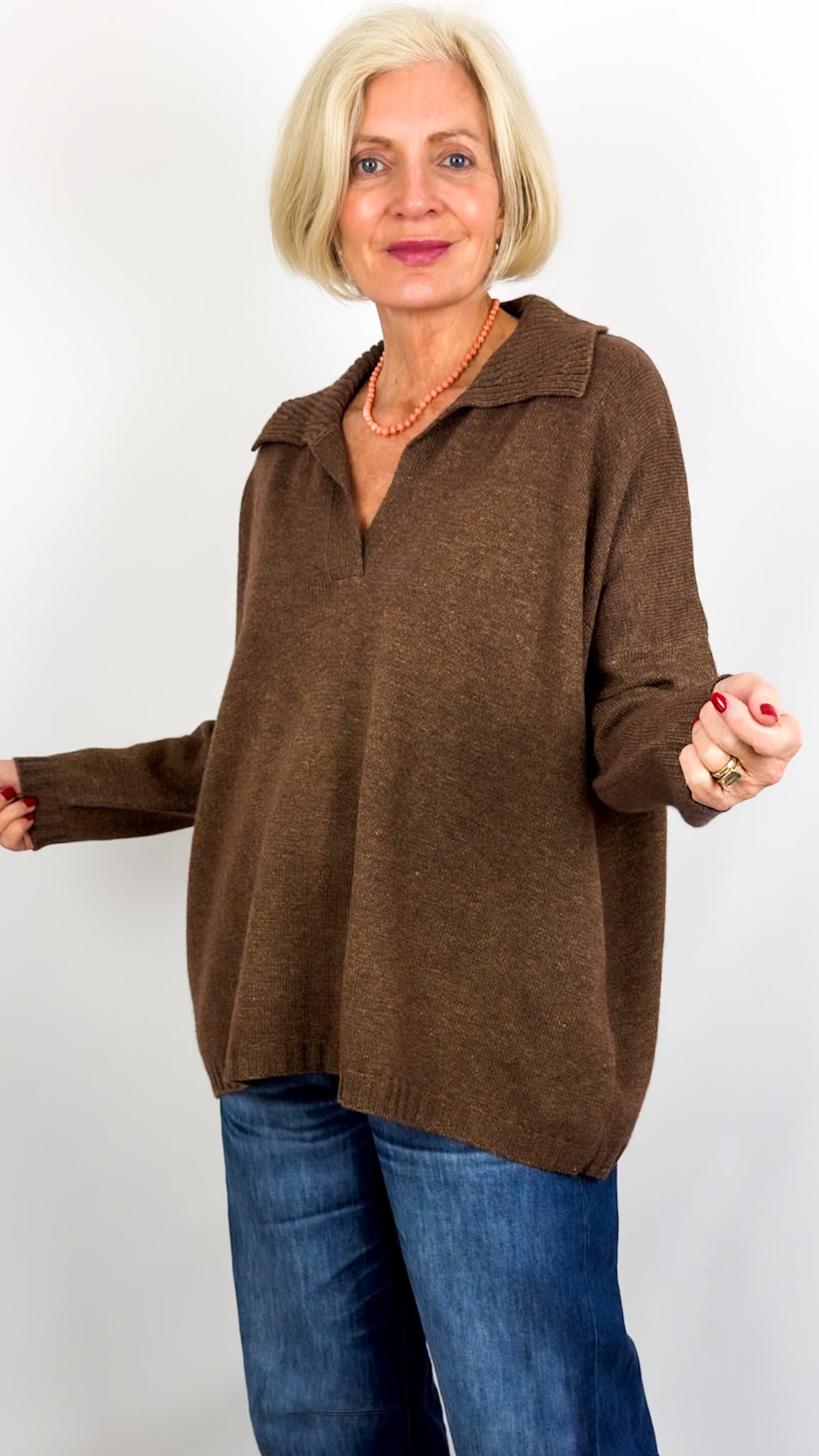 Cordelia James Froyo Jumper Chestnut
