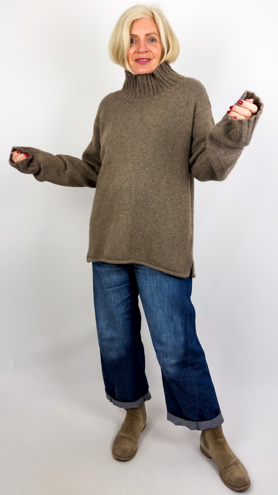 Cordelia James Roger Jumper Mocha
