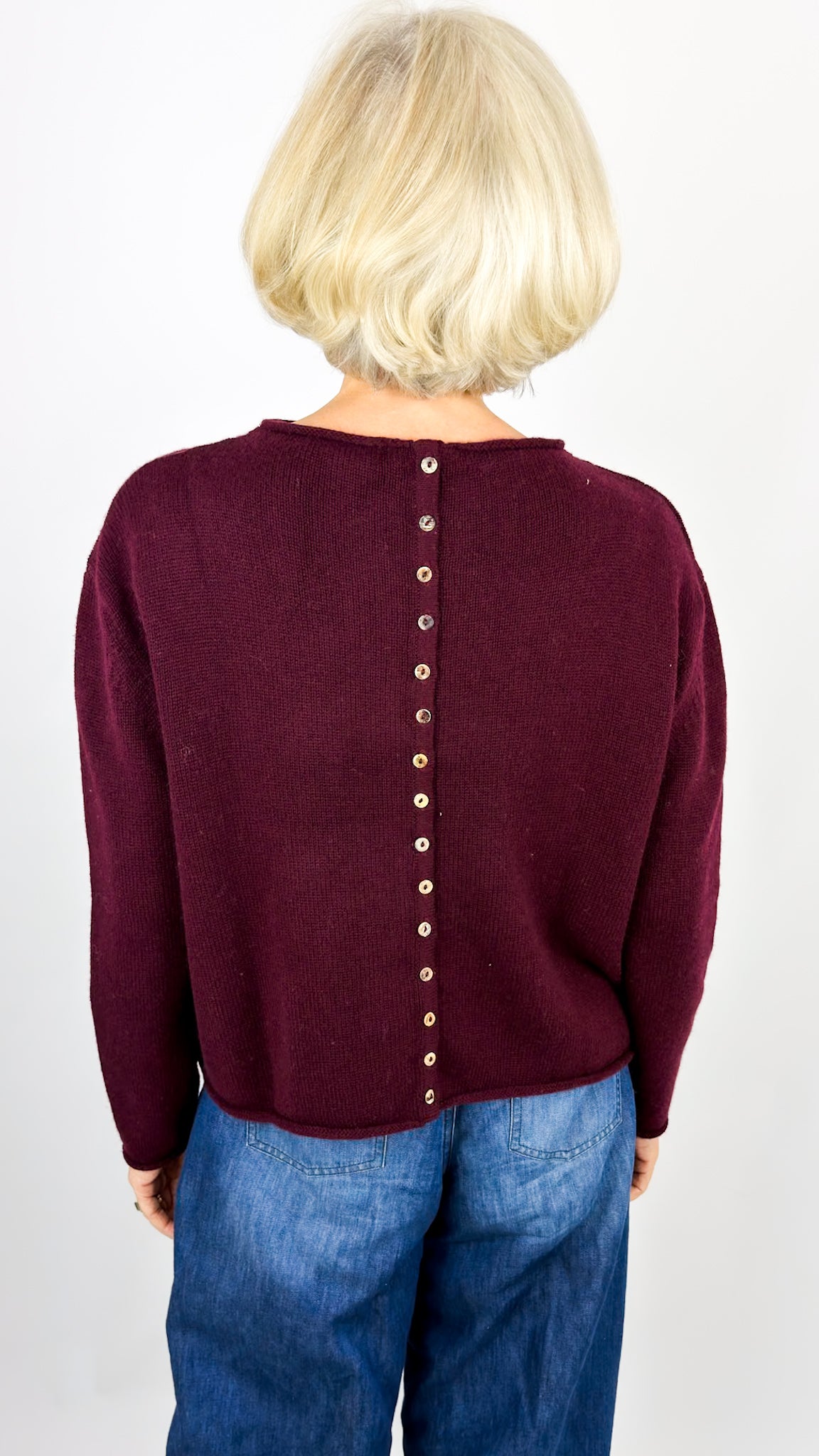 CJ Gaga Jumper Burgundy