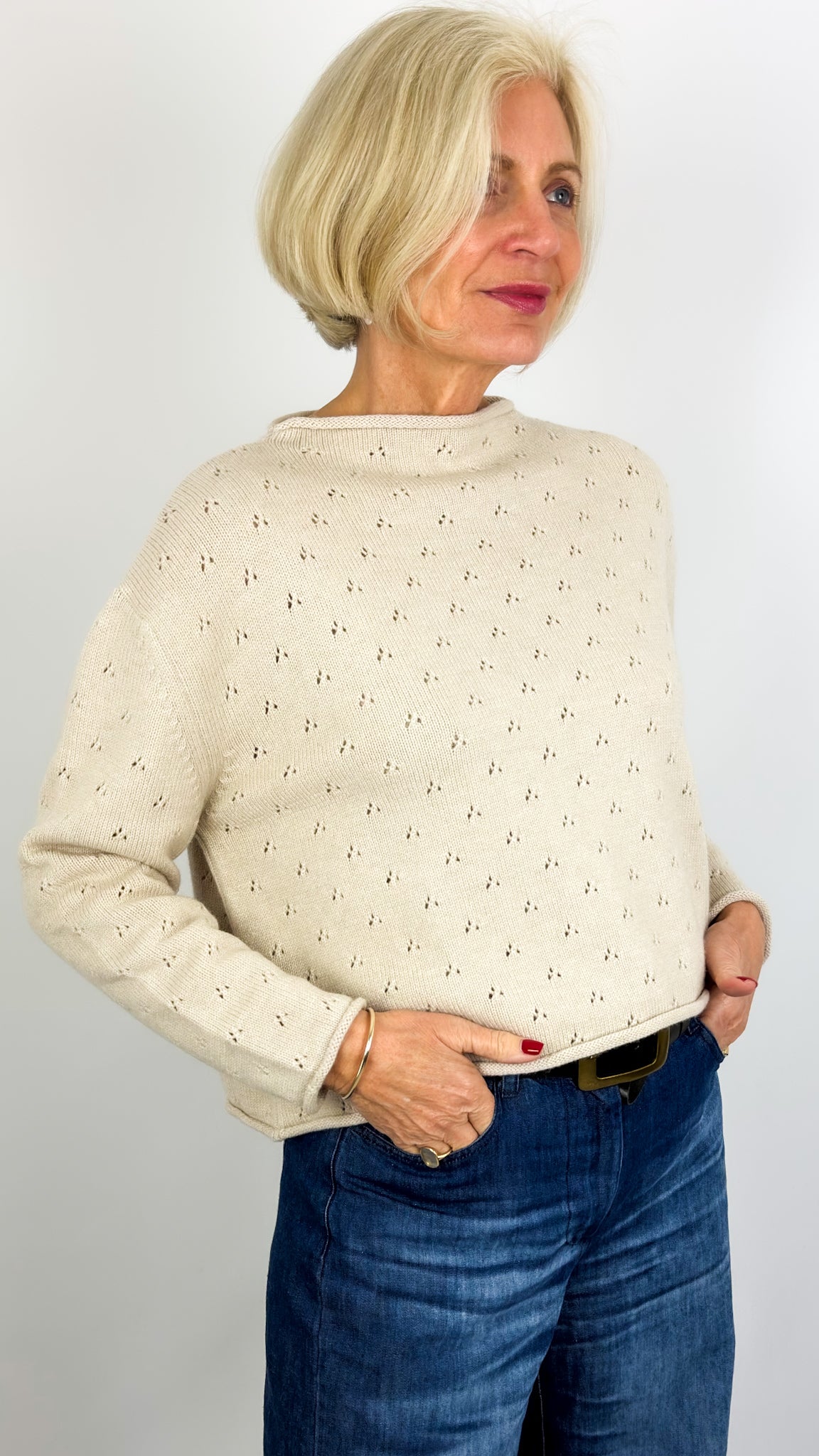 Cordelia James Pea Jumper Birch
