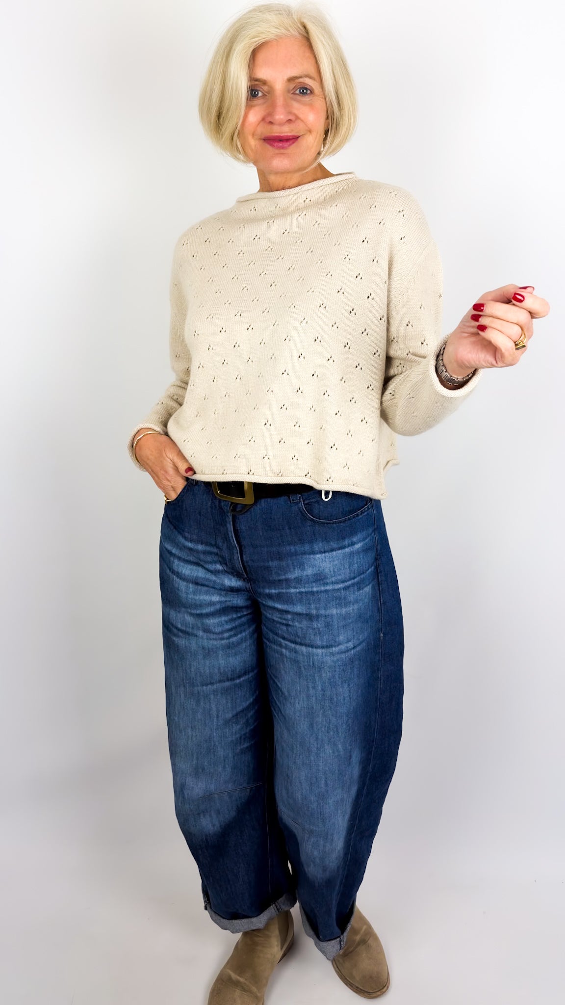 Cordelia James Pea Jumper Birch