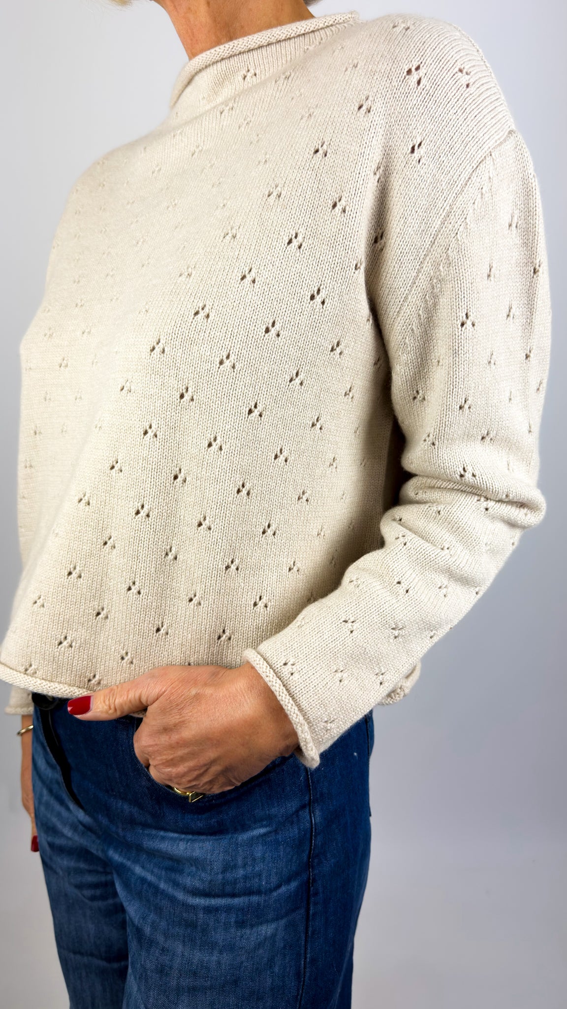 Cordelia James Pea Jumper Birch