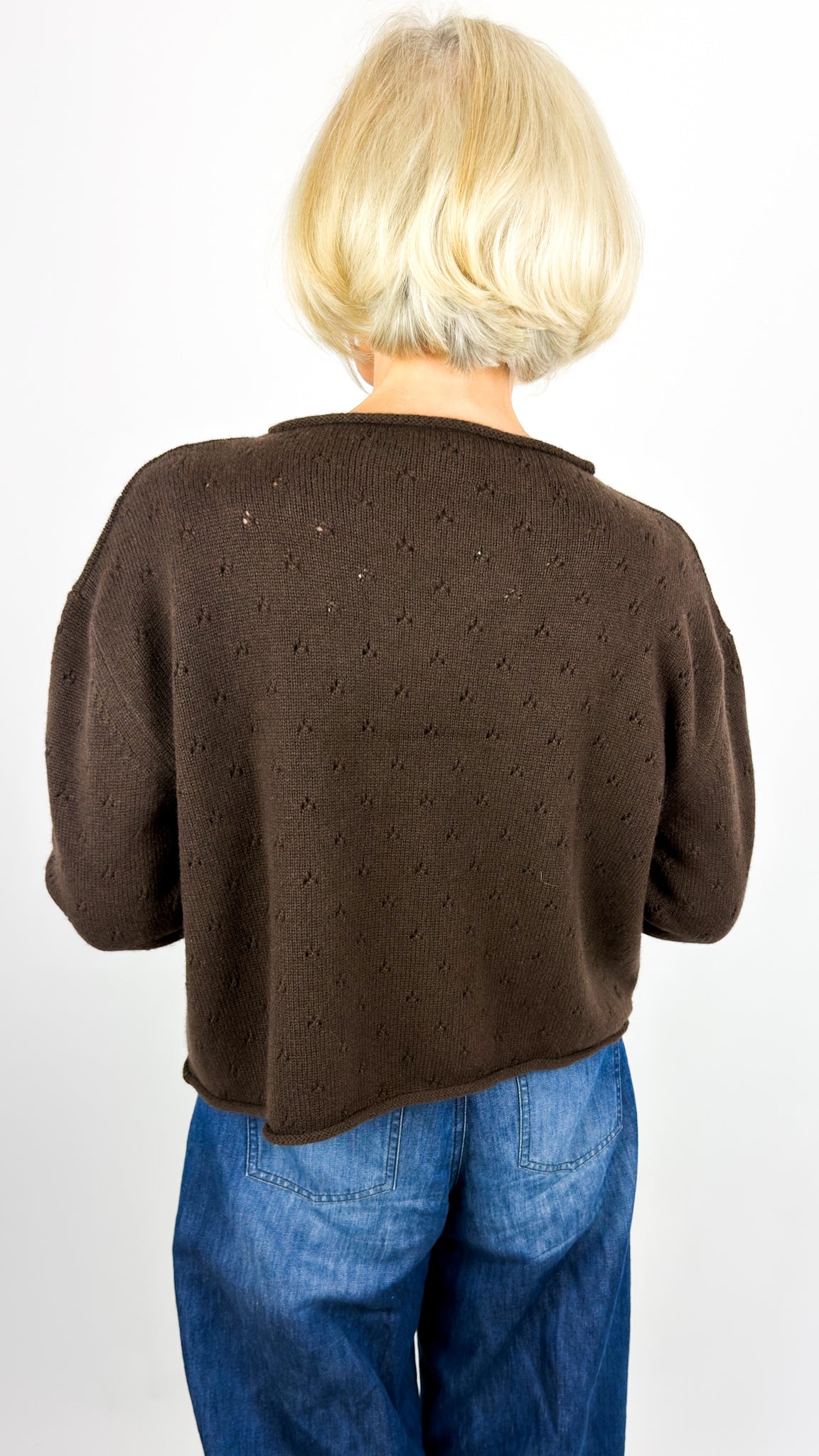 Cordelia James Mama Jumper Chocolate