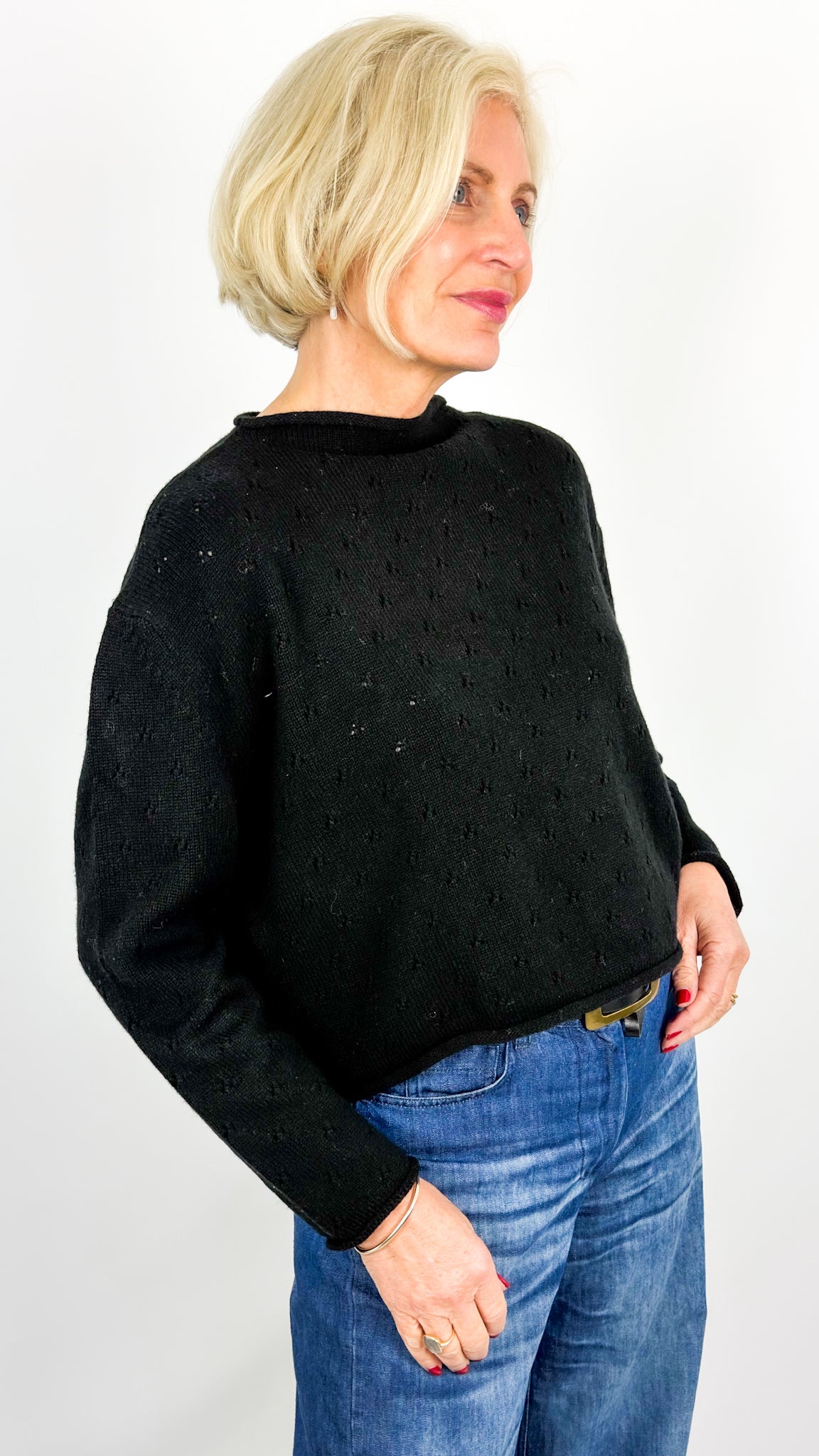 Cordelia James Mama Jumper Black