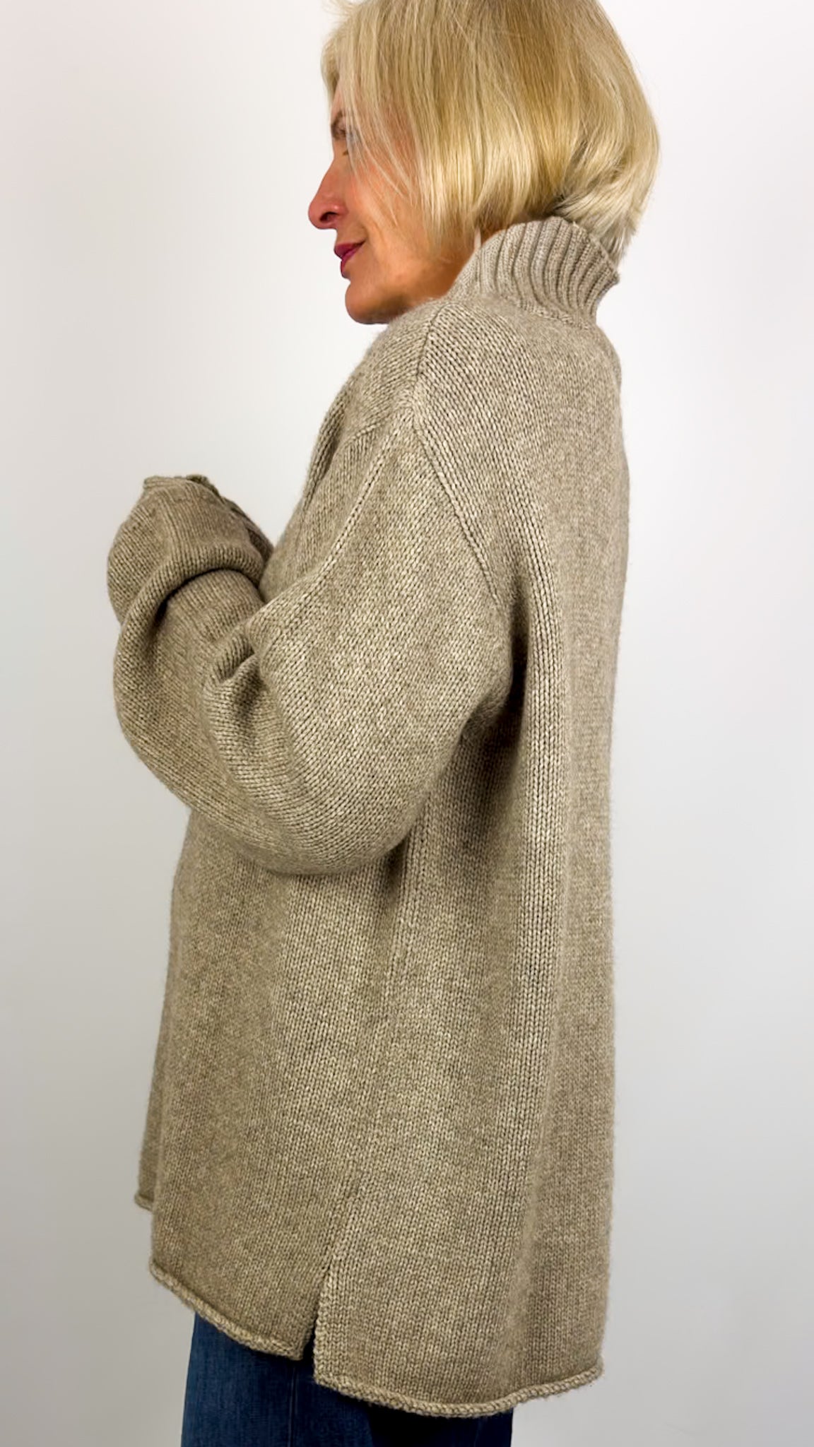 Cordelia James Roger Jumper Stone