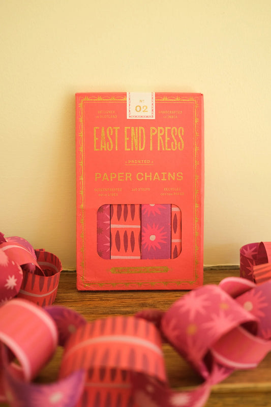 East End Press Paper Chain: Pink