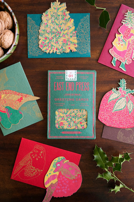 East End Press Christmas Card Set
