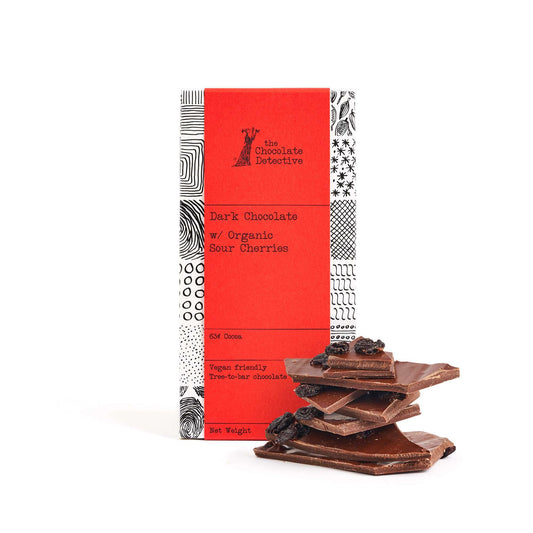 The Chocolate Detective Sour Cherries Broken Chocolate