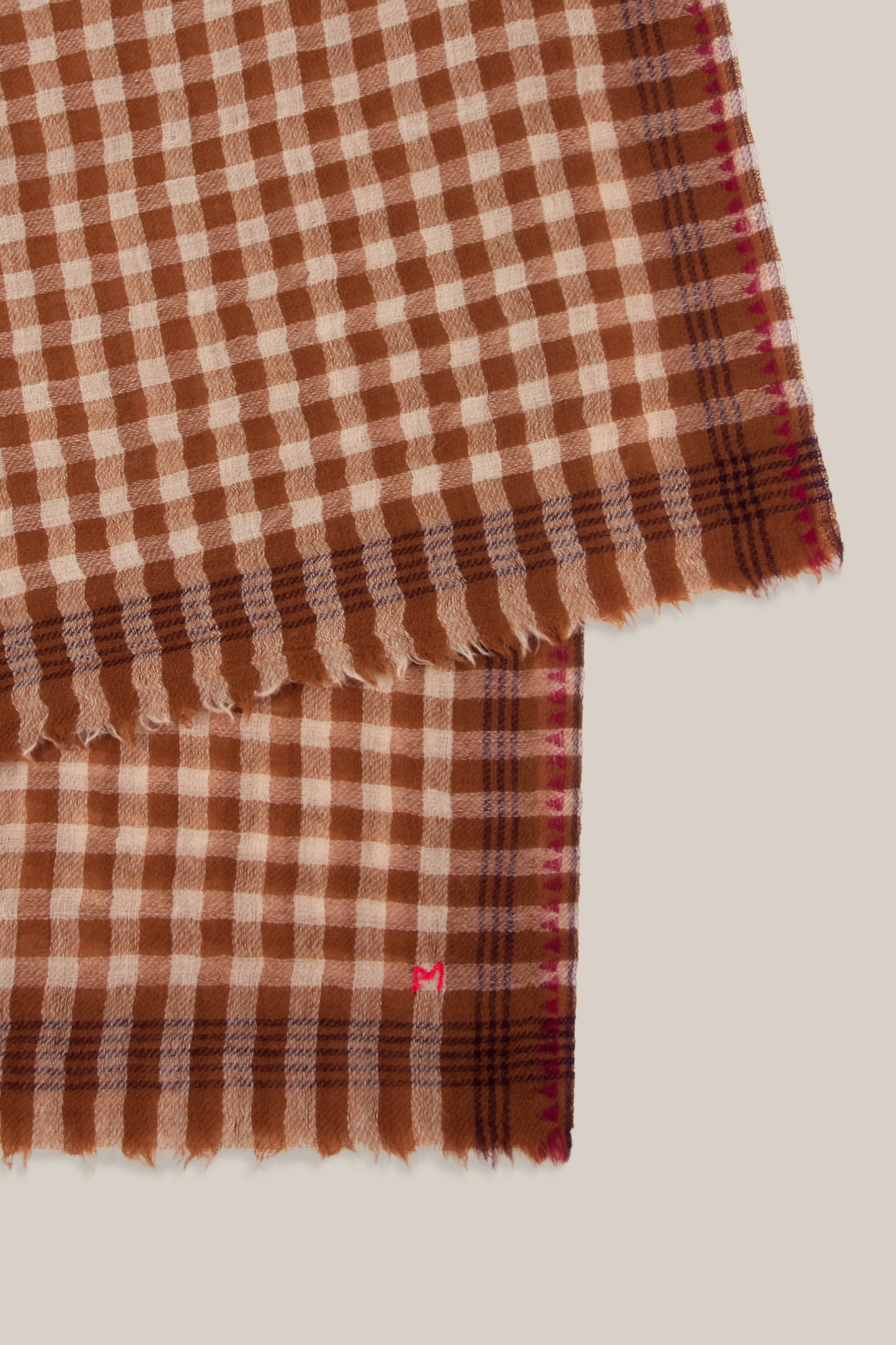 Mois Mont Vichy Scarf Henna