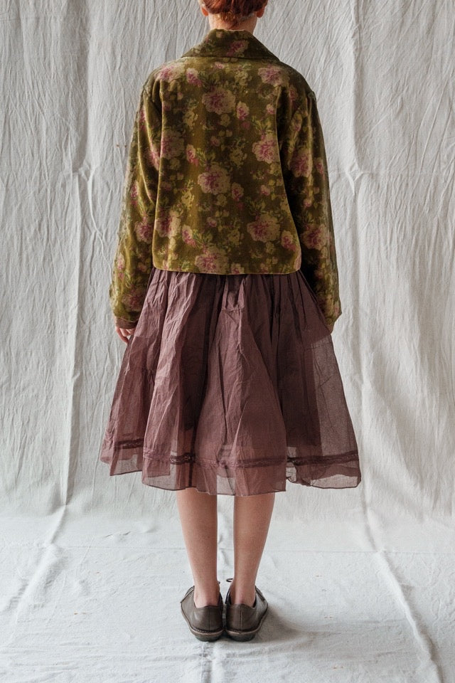 Les Ours Enoa Jacket Green Flowers PRE-ORDER