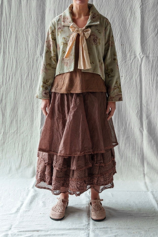 Les Ours Enoa Jacket Sage Flowers PRE-ORDER