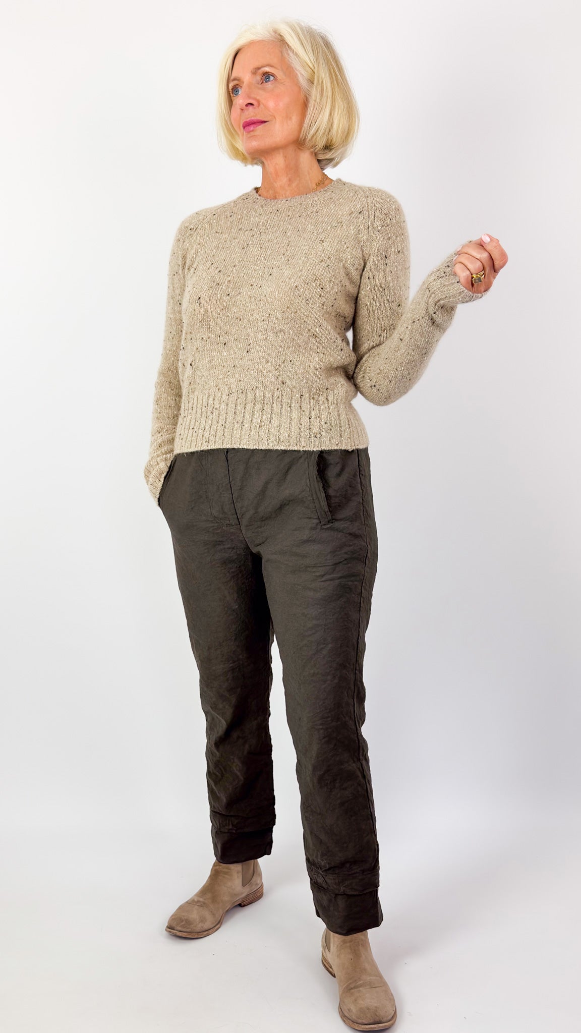 MJ Watson 662 Jumper Oat