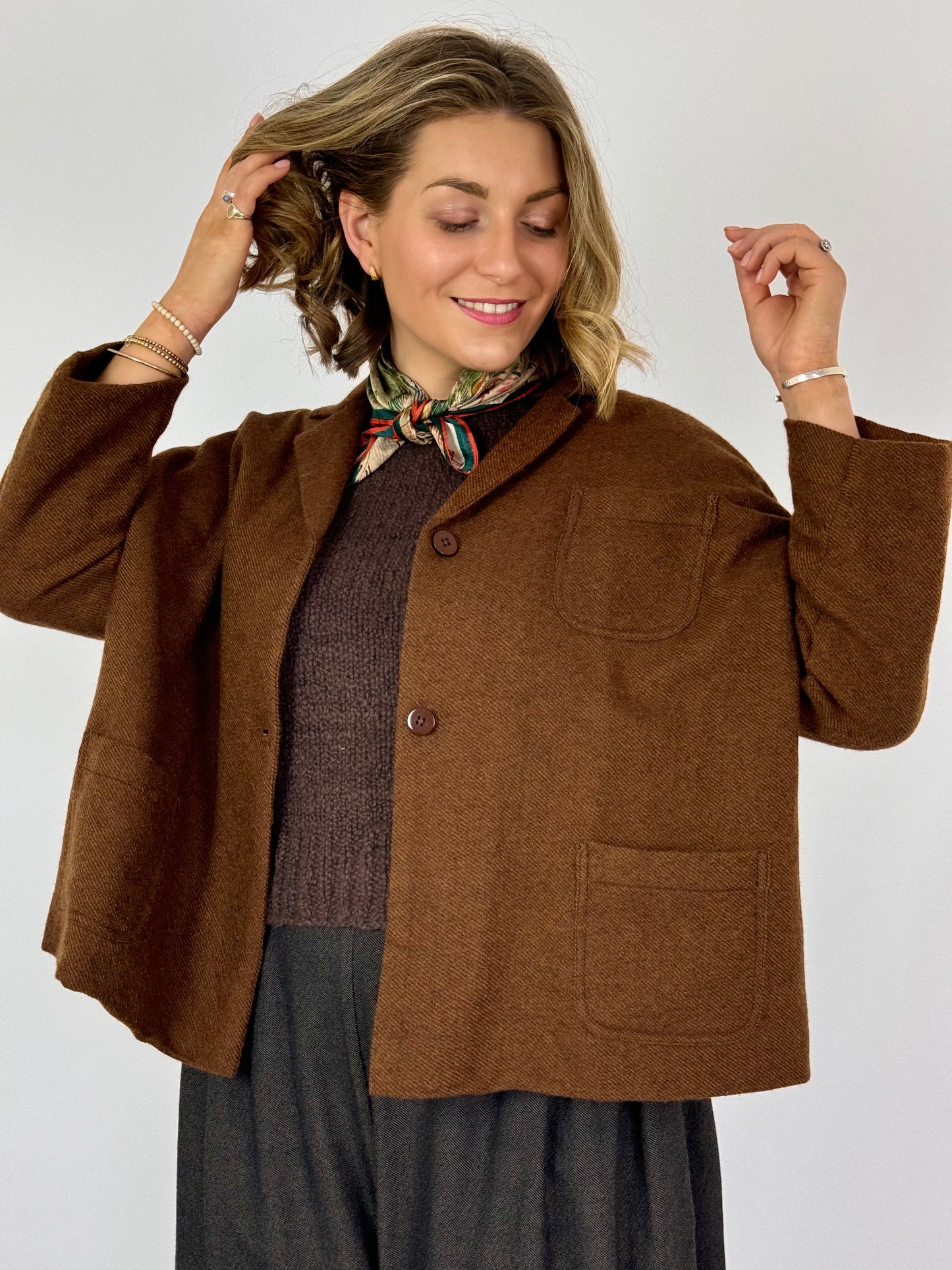 Runaway Bicycle Carl Jacket Brown