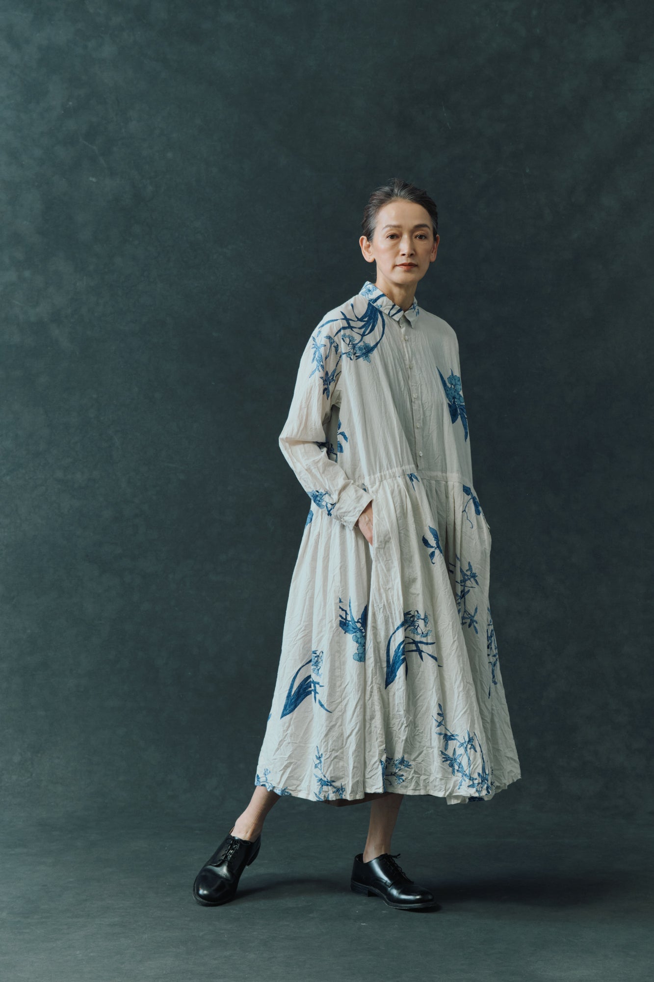 Pas De Calais 4540 Flower Dress Ivory