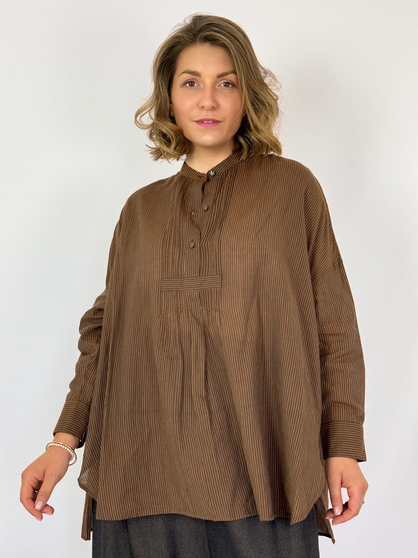 Runaway Bicycle Koby Blouse Brown