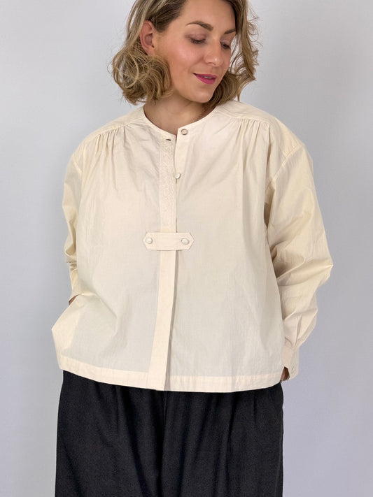 Runaway Bicycle Ira Blouse White