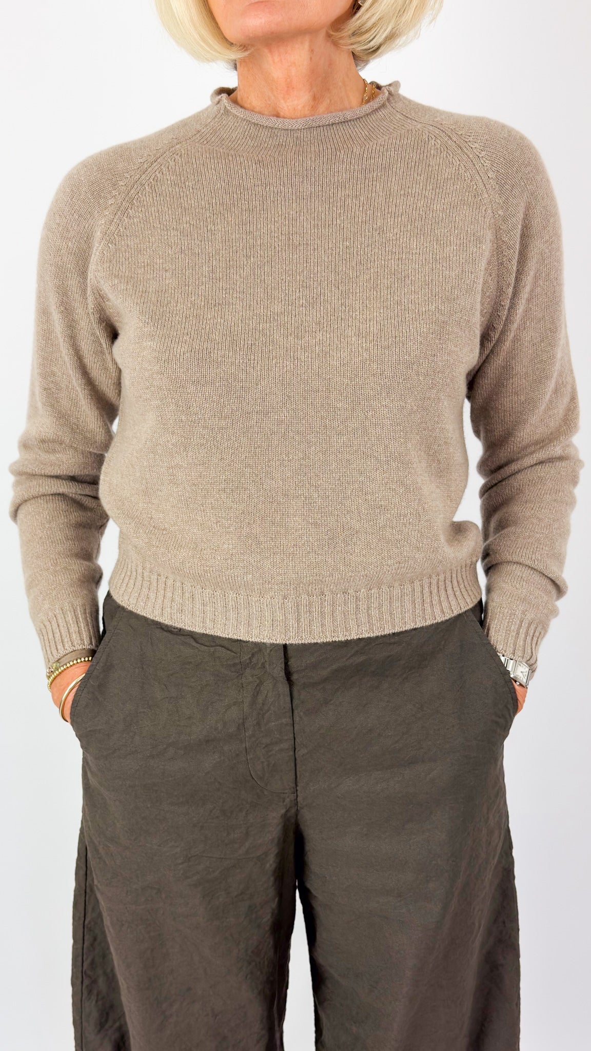 Aequamente 285 Jumper Tortora