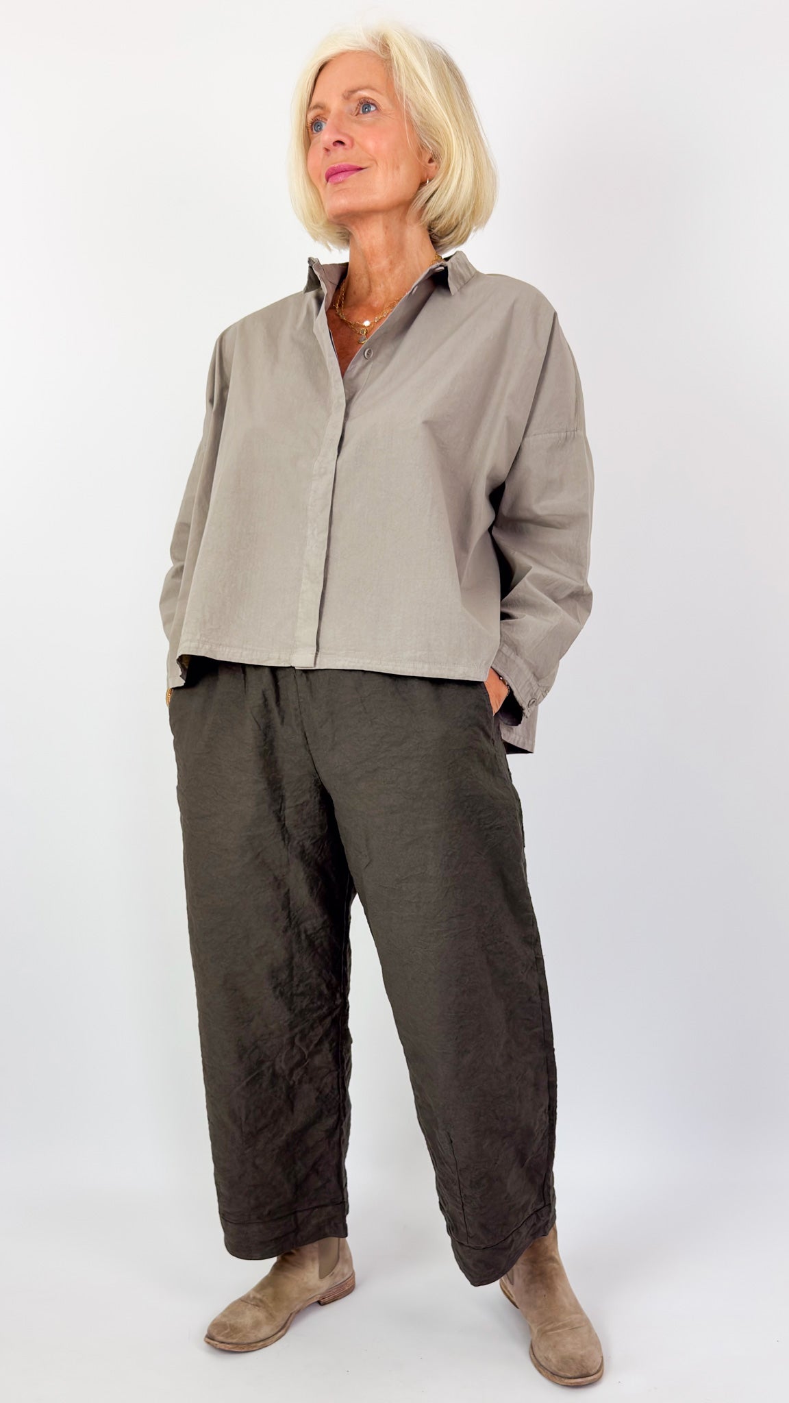 Aequamente 260 Shirt Tortora