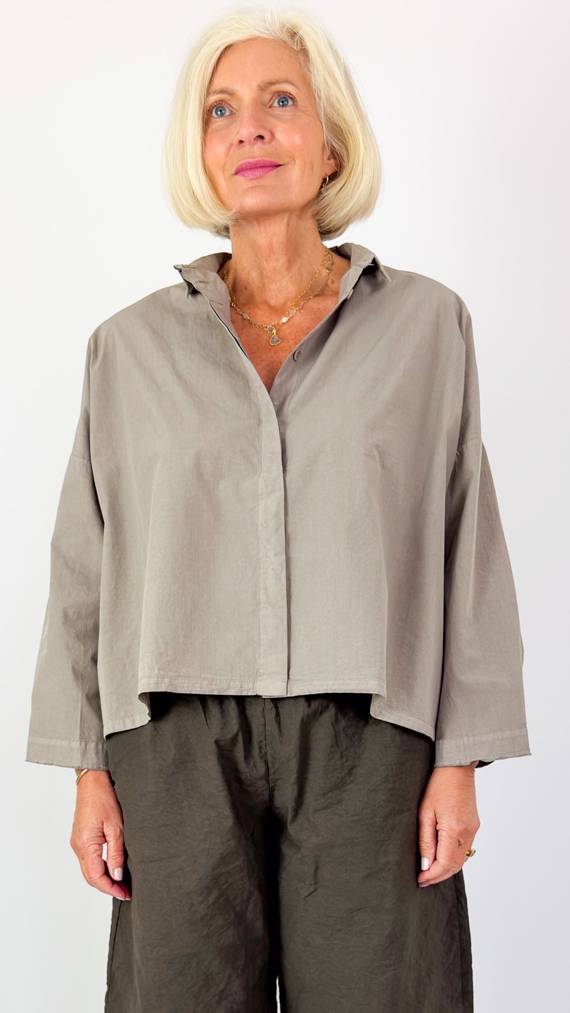 Aequamente 260 Shirt Tortora