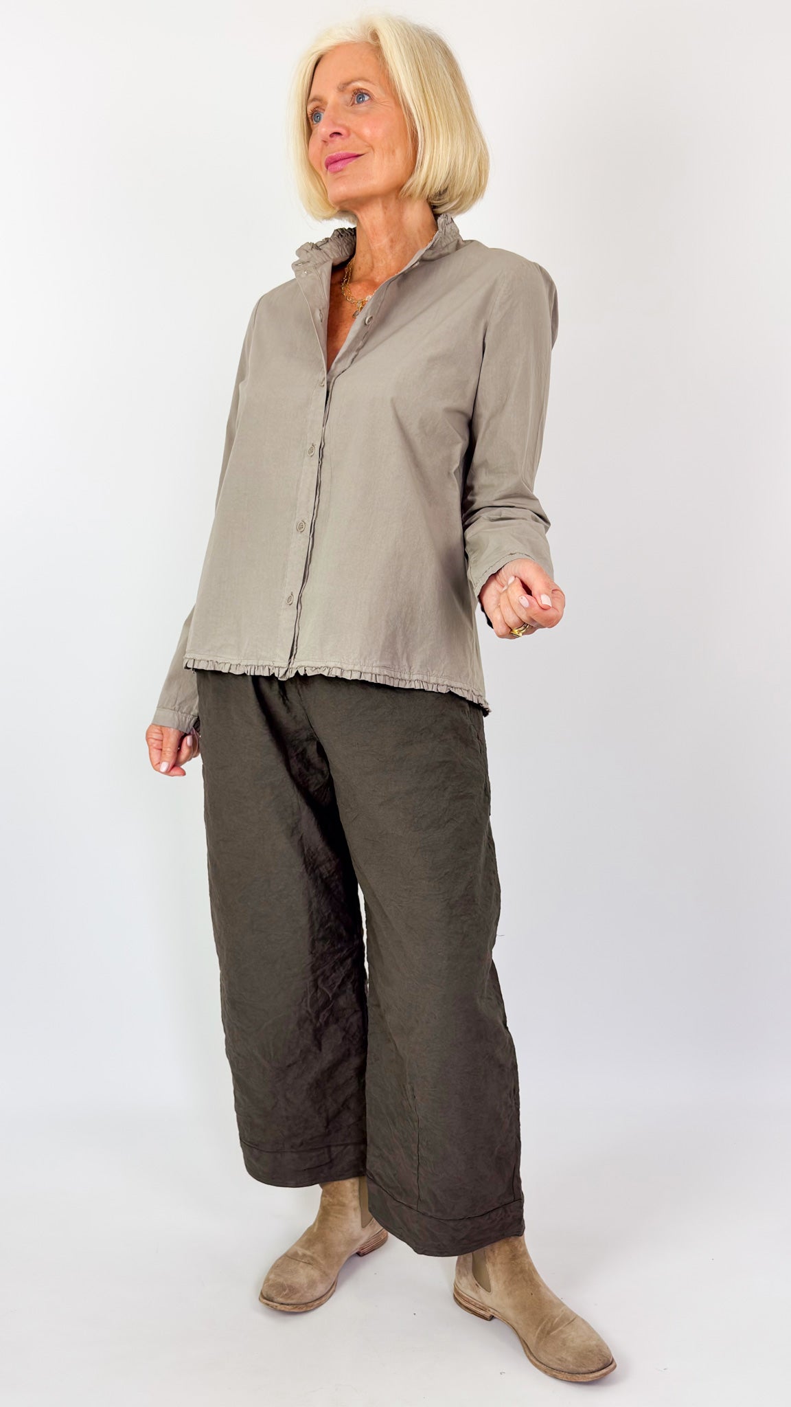 Aequamente 256 Shirt Tortora