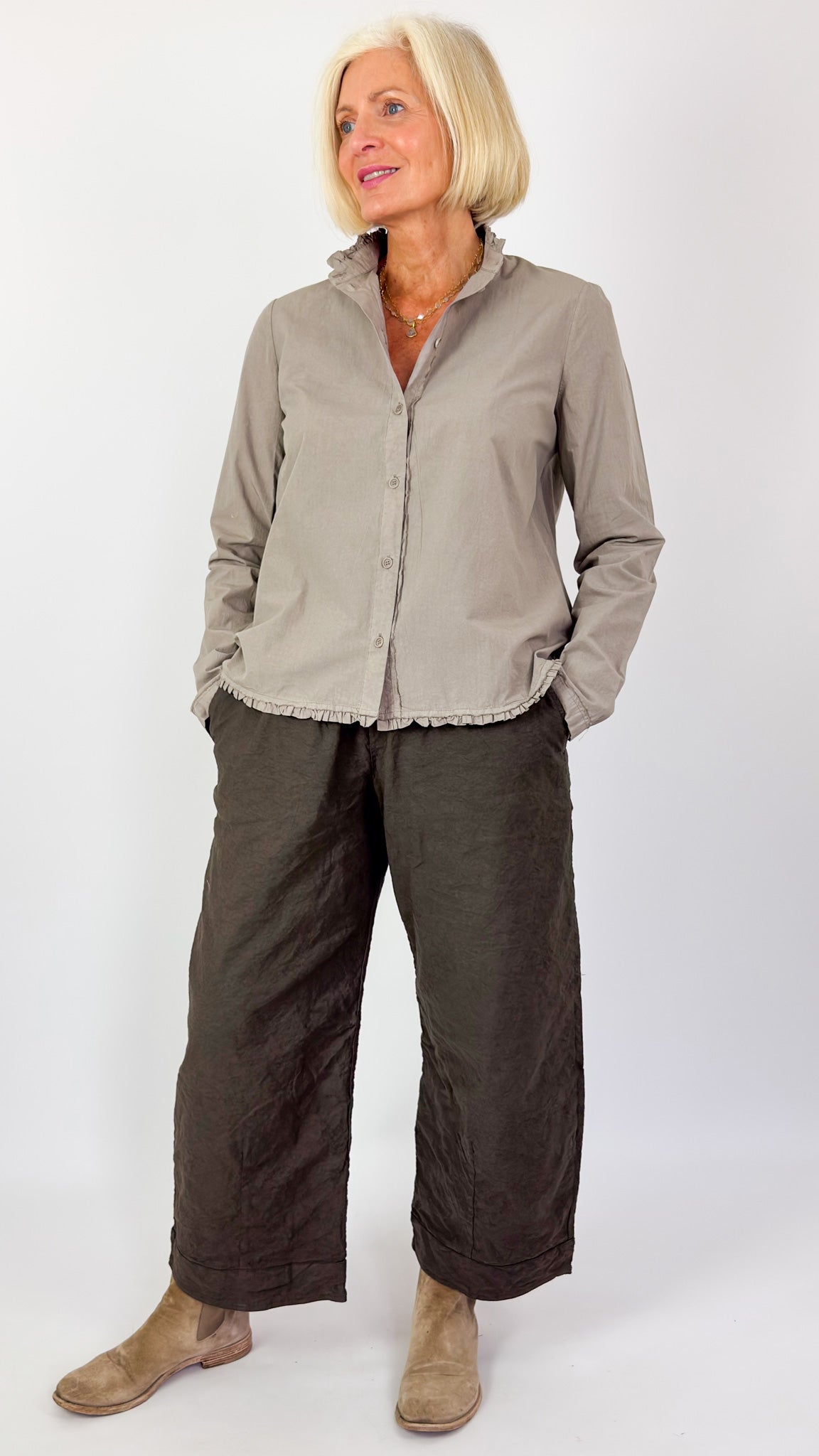 Aequamente 256 Shirt Tortora