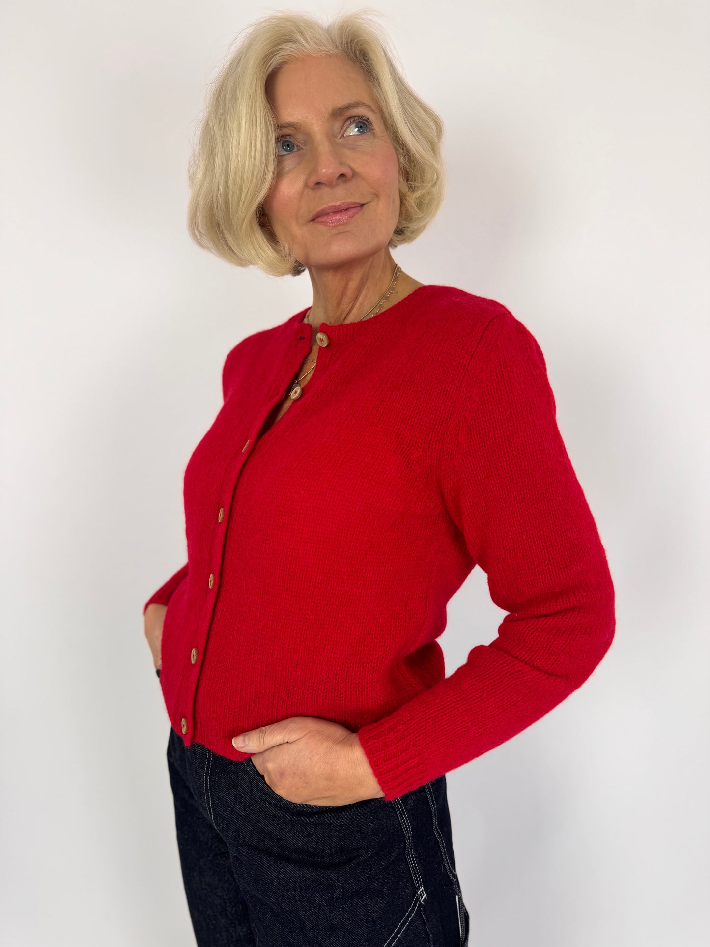 Sibin Linnebjerg Charlotte Cardigan Red